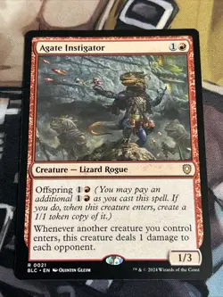 Agate Instigator #21 (NM) Bloomburrow BLC Magic MTG - Image 1