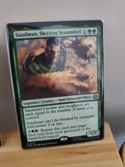 MTG ~ Sandman, Shifting Scoundrel ~ nMint ~ Ships NOW! ~ Spider-Man - Image 1