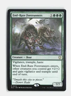 End-Raze Forerunners 214 Commander: Bloomburrow MTG NM - Image 1