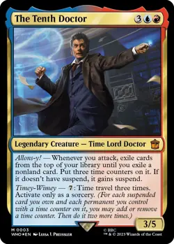 NM Foil - The Tenth Doctor [WHO - 3] Universes Beyond: Doctor Who - Image 1