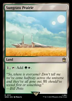 MTG Sungrass Prairie ** Doctor Who ** English (NM) - Image 1