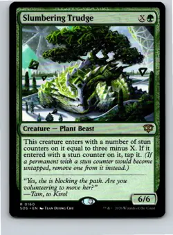 Magic the Gathering Slumbering Trudge Secrets of Strixhaven MTG Free Shipping! - Image 1
