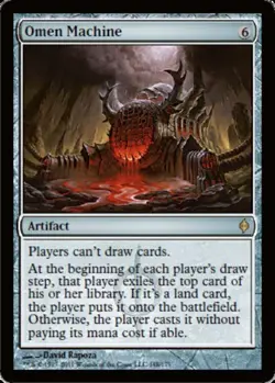 MTG Omen Machine, New Phyrexia, Heavily Played, English - Image 1
