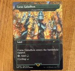 Caras Galadhon, P 0002, NM Promo, MTG Lord of the Rings LotR, PRM LTR Borderless - Image 1