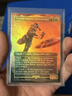Captain America, First Avenger #1726 (LP) Secret Lair MTG (Rainbow Foil) - Image 5
