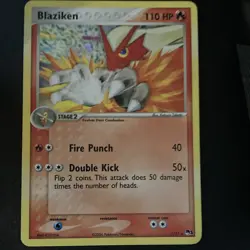 Blaziken 001/017 POP Series 1 Holo Rare English Pokemon LP/NM - Image 1