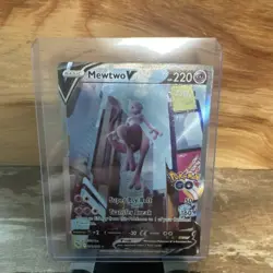 Mewtwo V (Alternate Full Art) 072/078 Pokemon GO Holo - Image 1