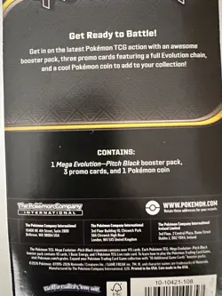 Pokemon TCG: Pitch Black Premium Checklane Booster Blister Packs Gengar Promo - Image 3