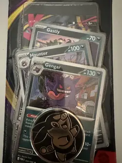 Pokemon TCG: Pitch Black Premium Checklane Booster Blister Packs Gengar Promo - Image 4