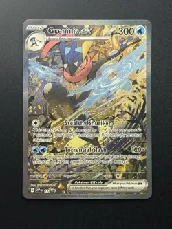 Pokemon TCG Greninja EX SVP 132 Shrouded Fable Black Star Promo Illustration NM - Image 1