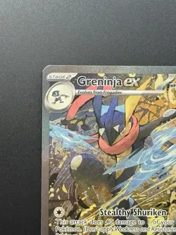 Pokemon TCG Greninja EX SVP 132 Shrouded Fable Black Star Promo Illustration NM - Image 2
