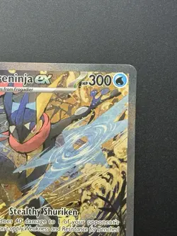 Pokemon TCG Greninja EX SVP 132 Shrouded Fable Black Star Promo Illustration NM - Image 3