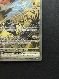 Pokemon TCG Greninja EX SVP 132 Shrouded Fable Black Star Promo Illustration NM - Image 4