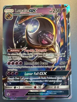 Lunala GX SM17 Pokemon Sun & Moon Black Star Promo Holo Rare - Image 1