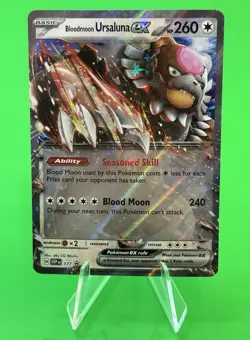 ⭐⭐Pokemon Bloodmoon Ursaluna ex S & V Black Star Promo 177 NM!!!⭐⭐ - Image 1
