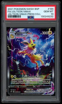 Jolteon VMAX SWSH184 PSA 10 PROMO - POKEMON CARD - Image 1