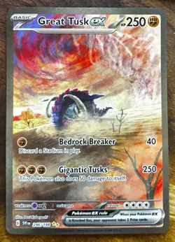 The Pokemon Company Pokemon TCG Great Tusk ex 246/198 SV01 SIR Holo 250 HP - Image 1