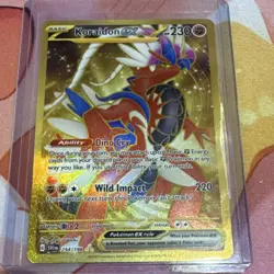 Pokemon Koraidon ex 254/198 SV01 Scarlet & Violet Gold Rare Holo English - Image 1