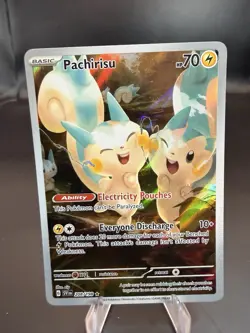 Pokemon TCG Pachirisu 208/198 SV01 Scarlet & Violet Illustration Rare Holo Eng - Image 1