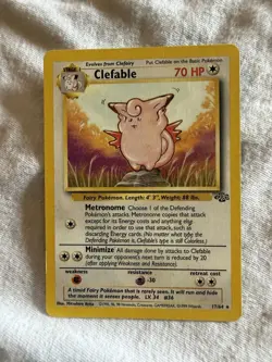 Clefable 17/64 Jungle 70 HP Rare Stage 1 Regular Unlimited English - Image 1