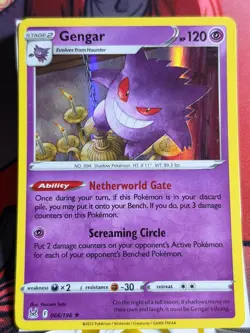 Gengar 066/196 Holo Rare Lost Origin Pokemon Near Mint - Image 1