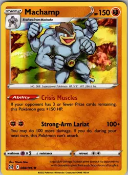 Machamp 088/196 Holo Rare Lost Origin Pokemon Near Mint - Image 1