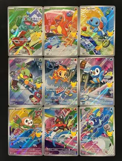 Pokemon TCG First Partner Illustration Collection Series 1 Complete Starter Set - Image 1