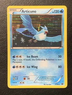 Articuno 27/99 Next Destinies Holo Rare Pokemon TCG LP - Image 1
