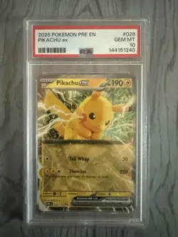 Pikachu ex 028/131 Prismatic Evolutions PSA 10 - Image 1