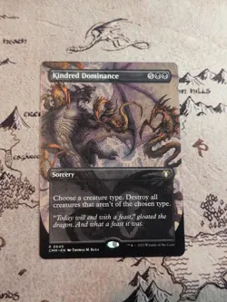 Kindred Dominance (Borderless) Commander Masters Regular - Image 1