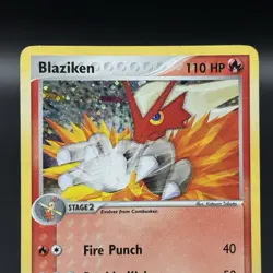Blaziken 1/17 Holo Rare POP Series 1 Pokemon - Image 2