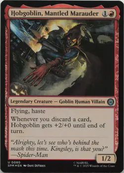 Hobgoblin, Mantled Marauder - FOIL - U Marvel's Spider-Man 80 - MTG - Image 1