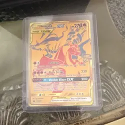 Reshiram & Charizard GX SM201 Black Star Promo TAG TEAM GX Holo 270 HP - Image 1
