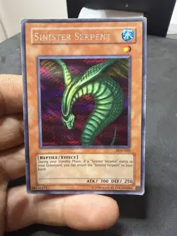 Yu-Gi-Oh! Sinister Serpent SDD-002 Stairway Destined Duel Prismatic Foil Eng - Image 1