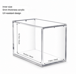 Premium Acrylic Display Case For ONE PIECE Booster Box with Magnetic Lid - Image 4