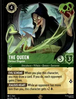 2026 Disney Lorcana - Wilds Unknown Legendary The Queen #90 - Image 1