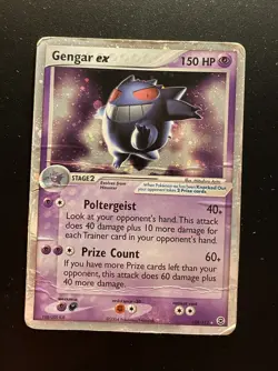Pokemon Gengar ex 108/112 Firered & Leafgreen Holo ENG Very Played - Image 1
