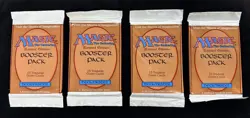 4 Pks MTG 1994 Revised Booster Pack Factory Sealed Unopened Magic The Gathering - Image 1