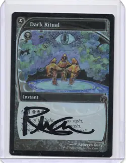 Dark Ritual Foil Signed Artist Proof MTG RARE - Image 1