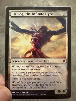 Magic the Gathering - Ulamog, the Infinite Gyre - Rise of the Eldrazi - Non-foil - Image 1