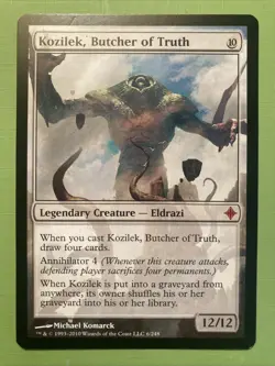 MTG - Kozilek, Butcher of Truth - Rise of the Eldrazi - NM - Image 1