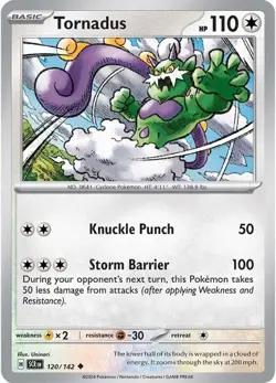 Tornadus 120/142 | Pokemon TCG SV07 Stellar Crown | Common - Mint - Image 1