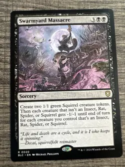 1x Swarmyard Massacre - Commander: Bloomburrow - NM - MTG - Image 1