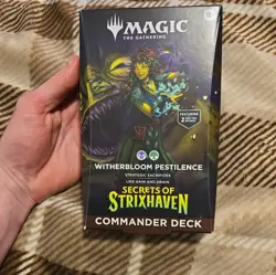 Witherbloom Pestilence Commander Deck Secrets of Strixhaven Sealed English MTG - Image 1