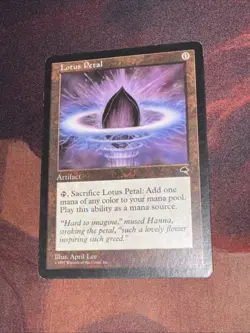 Lotus Petal X1 Mtg Tempest Lp/Mp Lightly/Moderately Played - Image 1