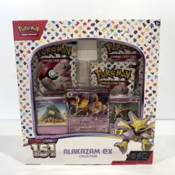 Sealed Alakazam EX Collection Box - Pokemon - Scarlet & Violet 151 - Image 1