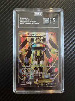 TAG 9 Zygarde EX 054A/124 Alternate Art Holo Promo Pokemon TCG English 2017 - Image 1
