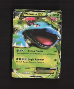 Venusaur EX 1/146 XY Ultra Rare Holo Pokemon Card LP - Image 1