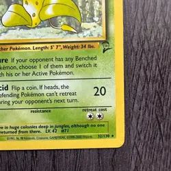 Victreebel 032/130 Base Set 2 Regular LP Pokemon Card TCG Vintage WOTC - Image 5
