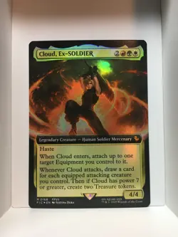 Cloud, Ex-SOLDIER (Extended Art) Commander: Final Fantasy Foil - Image 1